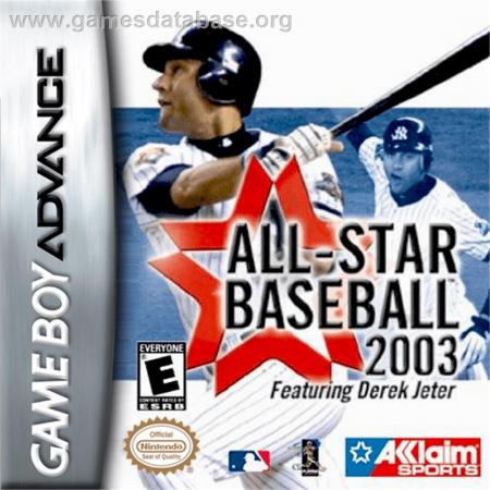 Cover All-Star Baseball 2003 for Game Boy Advance